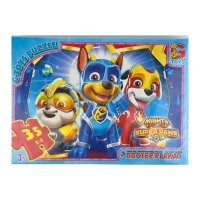 Пазли класичні 35 елементів G-Toys PW0866 Щенячий патруль з постером