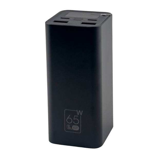 Універсальна мобільна батарея 20000 mAh King Power PD-65 повербанк з дисплеєм чорний