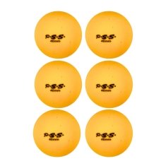 Набір м'ячів для настільного тенісу 6 шт MS-2202 4 см помаранчевий