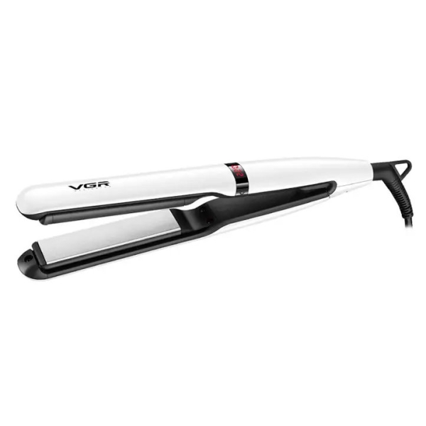 Плойка випрямляч волосся VGR V-512 керамічне покриття 60 Вт білий