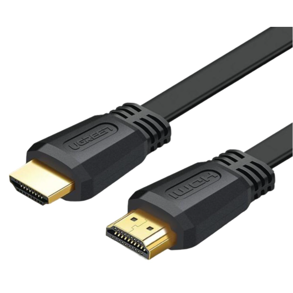 Кабель HDMI/HDMI 5 м UGREEN ED015 Flat Cable чорний