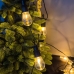 Світлодіодна гірлянда белт-лайт вулична чорний дріт Вогник 10 LED Magic Lights лампа 5 м жовтий