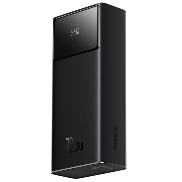 Універсальна мобільна батарея 30000 mAh Baseus FP41 EnerFill повербанк з дисплеєм чорний