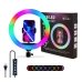 Кільцева лампа 30 см MJ30 USB LED RGB з тримачем