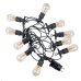 Світлодіодна гірлянда белт-лайт вулична чорний дріт Вогник 10 LED Magic Lights лампа 5 м жовтий Світлодіодна гірлянда белт-лайт вулична чорний дріт Вогник 10 LED Magic Lights лампа 5 м жовтий