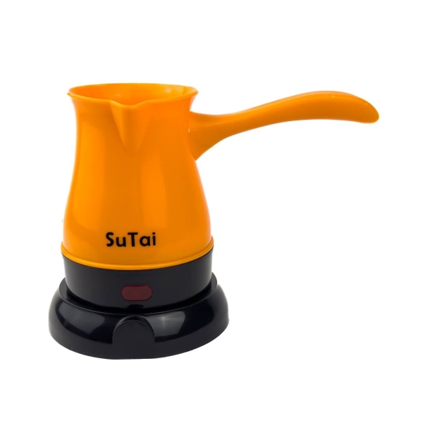 Турка-кавоварка електрична SuTai 168 600 Вт 500 мл помаранчевий