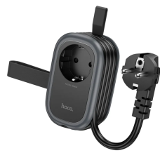 Мережевий подовжувач HOCO NS7 Sharp 1 position(PD20W/1C2A) desktop socket(EU/GER) new