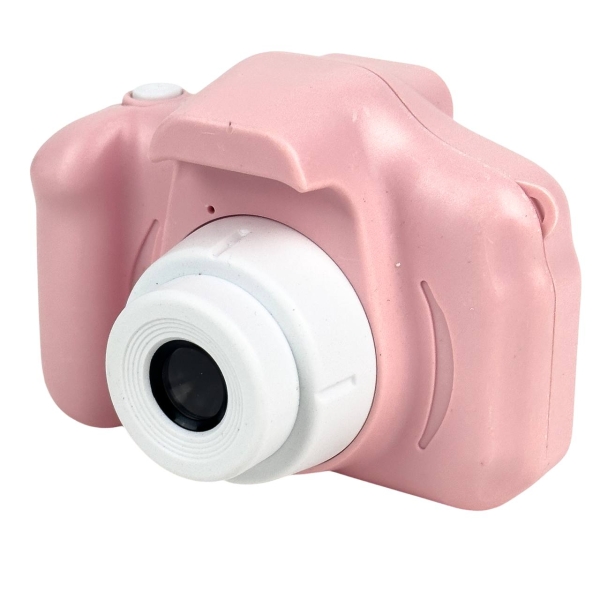 Дитячий цифровий фотоапарат C3-A з іграми рожевий