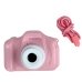 Дитячий цифровий фотоапарат C3-A з іграми рожевий