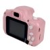 Дитячий цифровий фотоапарат C3-A з іграми рожевий