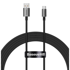 Кабель USB/Type-C 2 м Baseus Superior 100 Вт чорний