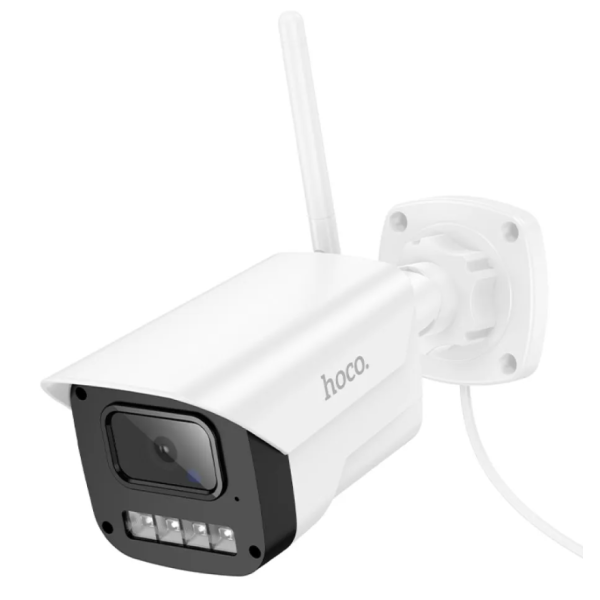 Камера відеоспостереження IP Hoco D4 Wi-Fi з мікрофоном білий