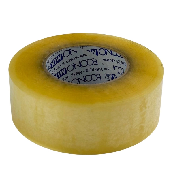 Скотч пакувальний 48 мм х 300 м 40 мкм Economix E40829 прозорий