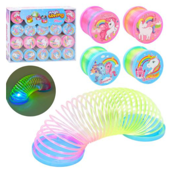 Пружинка MCS5213A єдиноріг рожевий new