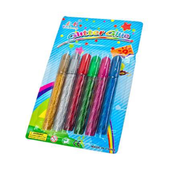 / Клей з блиском 6 шт на блістерi 10гр 54шт/уп