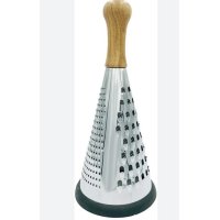 Терка конус з дерев’яною ручкою L 24.5 cм Карло ( шт ) 3308 new