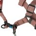 Шлея для собак М світловідбиваюча WAUDOG Re-cotton 03326 з QR паспортом 20 мм 50-80 см коричневий