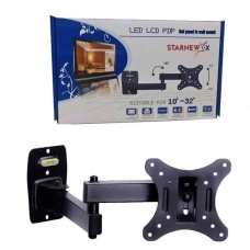 Кронштейн для телевізора 10"-32" Starnew з нахилом та поворотом чорний