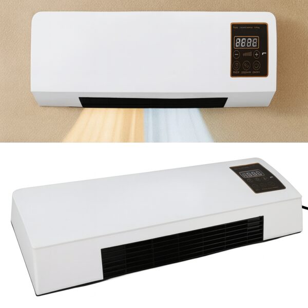 Настінний мобільний 2в1 обігрівач кодиціонер Wall Air Cooler 800 Вт, пульт, 3 режими WAS800 new
