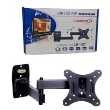 Кронштейн для телевізора 10"-32" Starnew з нахилом та поворотом чорний