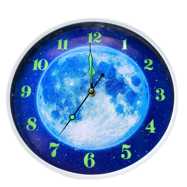 Годинник настінний 572-20 діаметр 30 см синій