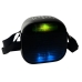 Колонка портативна з мікрофоном YS-А23 Bluetooth LED чорний