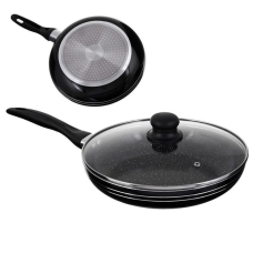 Сковорідка мармурове покриття Unique UN-5161 з кришкою діаметр 18 см