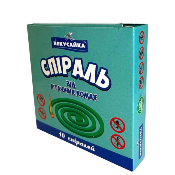 / Спіраль від комарів Некусайка, 10 шт.