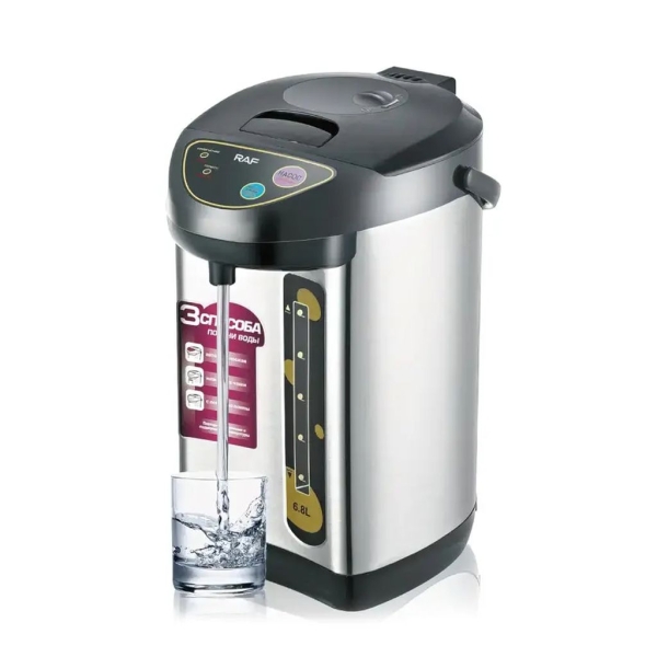 / Термопот RAF R7905 (чайник-термос), 800Вт, 6.8л, 1м.