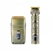 Тример для стрижки волосся електробритва VGR V-649 Professional Care Kit USB з дисплеєм золотистий