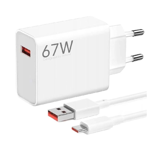 Мережевий зарядний пристрій Xiaomi 67W HyperCharge Combo (Type-A) EU new