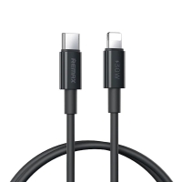Кабель Type-C/Apple Lightning 1 м REMAX RC-C026 Dofon Series 30 Вт чорний