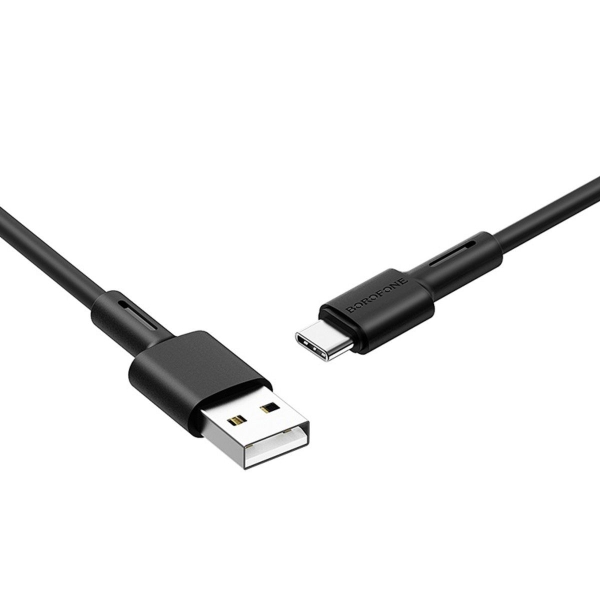 Кабель USB/Type-C 1 м BOROFONE BX31 5 A чорний