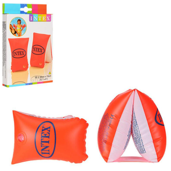 Нарукавники для плавання INTEX 58641 30 х 15 см помаранчевий