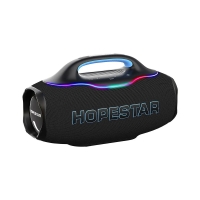 Колонка портативна з мікрофоном Hopestar S90 Bluetooth LED чорний new