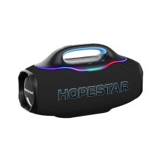 Колонка портативна з мікрофоном Hopestar S90 Bluetooth LED чорний new