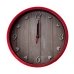 Годинник настінний 552-8 діаметр 19 см червоний