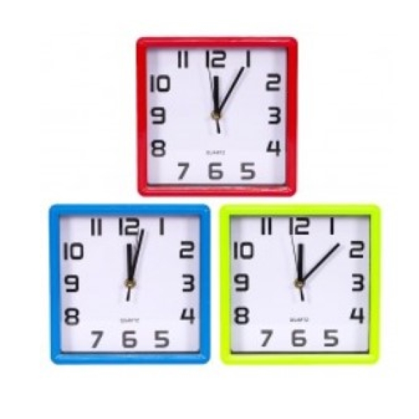 / Настенные часы Х2-31 "Квадрат" 22х22 см