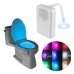 / Підсвічування-LED Light Bowl для унітазу, світильник із датчиком руху, 7х6.5х2см, режим 8 кольорів / Підсвічування-LED Light Bowl для унітазу, світильник із датчиком руху, 7х6.5х2см, режим 8 кольорів