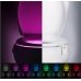 / Підсвічування-LED Light Bowl для унітазу, світильник із датчиком руху, 7х6.5х2см, режим 8 кольорів / Підсвічування-LED Light Bowl для унітазу, світильник із датчиком руху, 7х6.5х2см, режим 8 кольорів