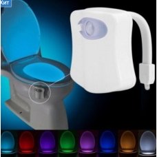 / Підсвічування-LED Light Bowl для унітазу, світильник із датчиком руху, 7х6.5х2см, режим 8 кольорів