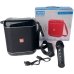Колонка портативна з мікрофоном T&G TG523 Bluetooth чорний