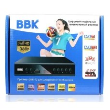 / Приставка цифровая эфирная с экраном DVD-T2 IPTV/You Tube/WiFi/MP4/4K1080 ВВК