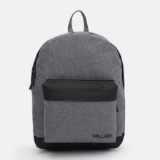 / Рюкзак Wallaby 1356 чоловічий, тканинний, міський, сірий