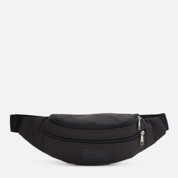 / Сумка-бананка Wallaby 2906 чоловіча, тканинна, на пояс, чорний