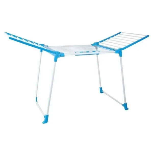 Сушарка для білизни підлогова Clothes dryer 16 м білий з блакитним