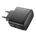 Зарядний блок живлення Type-C+USB HOCO CS63A Bright 65 W 20 V 3.25 A чорний Зарядний блок живлення Type-C+USB HOCO CS63A Bright 65 W 20 V 3.25 A чорний
