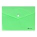 Папка на кнопці А5 Optima пластик зелений