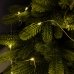 Світлодіодна гірлянда-нитка мідний дріт 200 LED Роса D-Top-21 USB з пультом крапля 20 м теплий білий