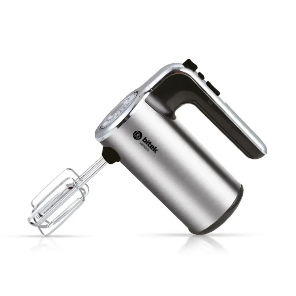 Міксер ручний BITEK BT-5526 1200 Вт 5 швидкостей сріблястий